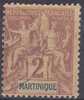 £5 -  MARTINIQUE -   N° 32 - OBLITERE  (2) - Other & Unclassified