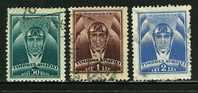 ● ROMANIA 1932 - AEREO - N.  P.A. 19 / 21 Usati, Serie Compl. - Cat. ? € - Lotto N. 1482 - Usado