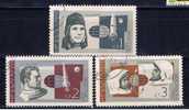 BG+ Bulgarien 1966 Mi 1647-49 Weltraumfahrt - Used Stamps