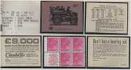 Grossbritannien - Juni 1972, 25 P Markenheftchen Mi. Nr. 32 F I. - Postzegelboekjes