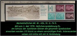 Grossbritannien - Mai 1978, 10 P Markenheftchen  Mi. Nr. 42 B. - Postzegelboekjes