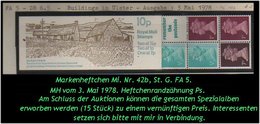 Grossbritannien - Mai 1978, 10 P Markenheftchen  Mi. Nr. 42 B. - Carnets