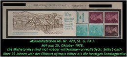 Grossbritannien - Oktobert 1978, 10 P Markenheftchen  Mi. Nr. 42 D. - Postzegelboekjes