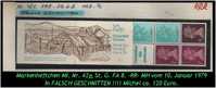 Grossbritannien - Januar 1979, 10 P Markenheftchen  Mi. Nr. 42 E. Falsch Geschnitten -RRR- - Postzegelboekjes