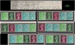 Grossbritannien - Dezember 1975, Zusammendrucke Aus Automatenstreifen. - Postzegelboekjes