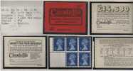 Grossbritannien - Juni 1974, 30 P Markenheftchen Mi. Nr. 0-72 B. - Postzegelboekjes