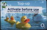 NO PHONECARD - TOP-UP - O2 - UNITED KINGDOM - DUCK - Non Classés