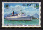 Navire HMS Queen Elizabeth II  Aux Iles St Kitts (Antilles)  1 T-p Neuf ** $ 2.00 - St.Kitts Und Nevis ( 1983-...)