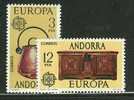 SPANISH  ANDORRA 1976 EUROPA CEPT   MNH - 1976