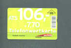 AUSTRIA  -  Optical Phonecard As Scan - Austria