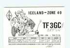 ISLANDE - REYKJAVIK - VIKING - Carte Radio - Islandia