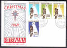 VER957 - BOTSWANA 1969, Serie 206/209 Su FDC . Natale / Christmas - Botswana (1966-...)