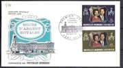 VER970 - NOUVELLES HEBRIDES 20/11/72 Noces Royales Su FDC - FDC