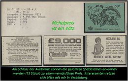 Grossbritannien -  Februar 1971, 50 P Markenheftchen Mi. Nr. 34 A. - Booklets