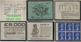 Grossbritannien - Februar 1972, 50 P Markenheftchen Mi. Nr. 34 E. - Booklets
