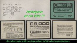 Grossbritannien - Februar 1973, 50 P Markenheftchen Mi. Nr. 34 I I. Stanley Gibbons Nr. DT 9 - Carnets