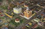 14829     Stati   Uniti,   Rochester,   Minn.,  Bird"s-Eye  View  Of  Civic  Center,  NV  (scritta) - Rochester