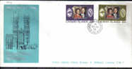 VER974 - CAYMAN 20/11/72 Royal Silver Wedding Su FDC - Caimán (Islas)