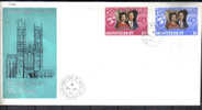 VER980 - MONTSERRAT 20/11/72 Royal Silver Wedding Su FDC - Montserrat