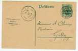 Gosselies 22.XI.1915 Vers Gilly Belgien 5 Centimes/5 Pf. Postkarte - Duits Leger
