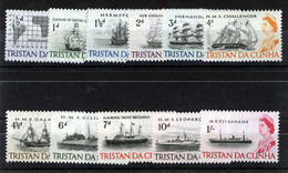Tristan Da Cunha 1965\1967 Mi.No. 71-81 Transport  MARITIME SHIPS 11v  MNH** 17.20 € - Tristan Da Cunha