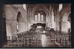 RB 703 -  Early Postcard - Interior St Cadfan's Church Towyn Caernarvonshire Wales - Caernarvonshire