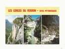 Cp, 04, Les Gorges Du Verdon, Multi-Vues, Voyagée 1990 - Other & Unclassified