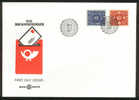 NORWAY FDC 1987 «Daily Issues, Ornaments». Perfect, Cacheted Unadressed Cover - FDC