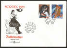 NORWAY FDC 1989 «National Costumes». Perfect, Cacheted Unadressed Cover - FDC