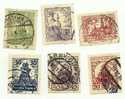 1925 - Polonia 313/16 + 318 + 320 Ordinaria C367    ------ - Used Stamps