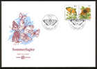 NORWAY FDC 1994 «Butterflies». Perfect, Cacheted Unadressed Cover - FDC