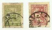 1925 - Polonia 313 + 315 Ordinaria C369   ----- - Used Stamps