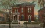 INDIANAPOLIS JAMES WHITCOMB RILEY RESIDENCE 1914 USED WITH STAMP - Indianapolis