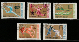 O3388-92- URSS 1968 - La Belle SERIE  Complète De 5 TIMBRES  N° 3388 à 3392 (YT)  --  JO : Jeux Olympiques à Mexico 1968 - Frankeermachines (EMA)