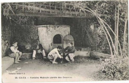 Coléa      Fontaine   Maboule ( Jardin Des Zouaves )   Tampon Militaire Verso ) - África