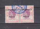 Hong Kong , Stamp Duty - Paar - Gestempelt / Used / (o) - - Used Stamps