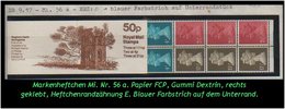 Grossbritannien - 1981, 50 P Markenheftchen Mi. Nr. 56 A, Rechts Geklebt. - Booklets