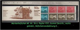 Grossbritannien - 1981, 50 P Markenheftchen Mi. Nr. 56 A, Rechts Geklebt. - Carnets