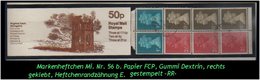 Grossbritannien - 1981, 50 P Markenheftchen Mi. Nr. 56 B, Rechts Geklebt. - Booklets