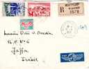 République Française / France, Montpezat  -Israel, Jaffa, Registered / Reco.  Cover 1961 - Brieven En Documenten