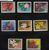 POLAND 1972 FLOWERING SHRUBS SET OF 8 NHM FLOWERS BUSHES PLANTS - Neufs