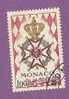 MONACO TIMBRE N° 490 OBLITERE MEDAILLE DECORATION DE L ORDRE DE SAINT CHARLES - Used Stamps