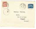 FRANCE 1924 LETTRE DE GRENOBLE A CHAMBERY TAXEE -  (#162) - Storia Postale