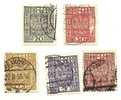 1932 - Polonia 356 + 358/61 Ordinaria C376    ----- - Used Stamps