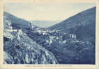 ANVERSA DEGLI ABRUZZI (L'AQUILA). PANORAMA DALLA FOCE DEL SAGITTARIO. CARTOLINA DEL 1954 - Autres & Non Classés