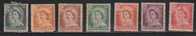 New Zealand 1953, QE 7 Values, 1d Damage - Usati