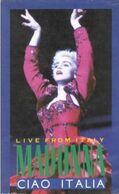 V-H-S  Madonna  "  Live From Italy  "  Angleterre - Concert En Muziek