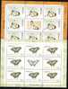 Papillons Butterflys 2011 Minisheet 6X 8 Stamps + Labels! MNH Romania. - Feuilles Complètes Et Multiples