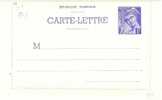 REF LTR7 - EP Cl  MERCURE 1f  NEUVE - Cartes-lettres