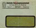 Motiv Brief  "Deutsche Einkaufsgenossenschaft, Erfurt"  (Freistempel)      1928 - Maschinenstempel (EMA)